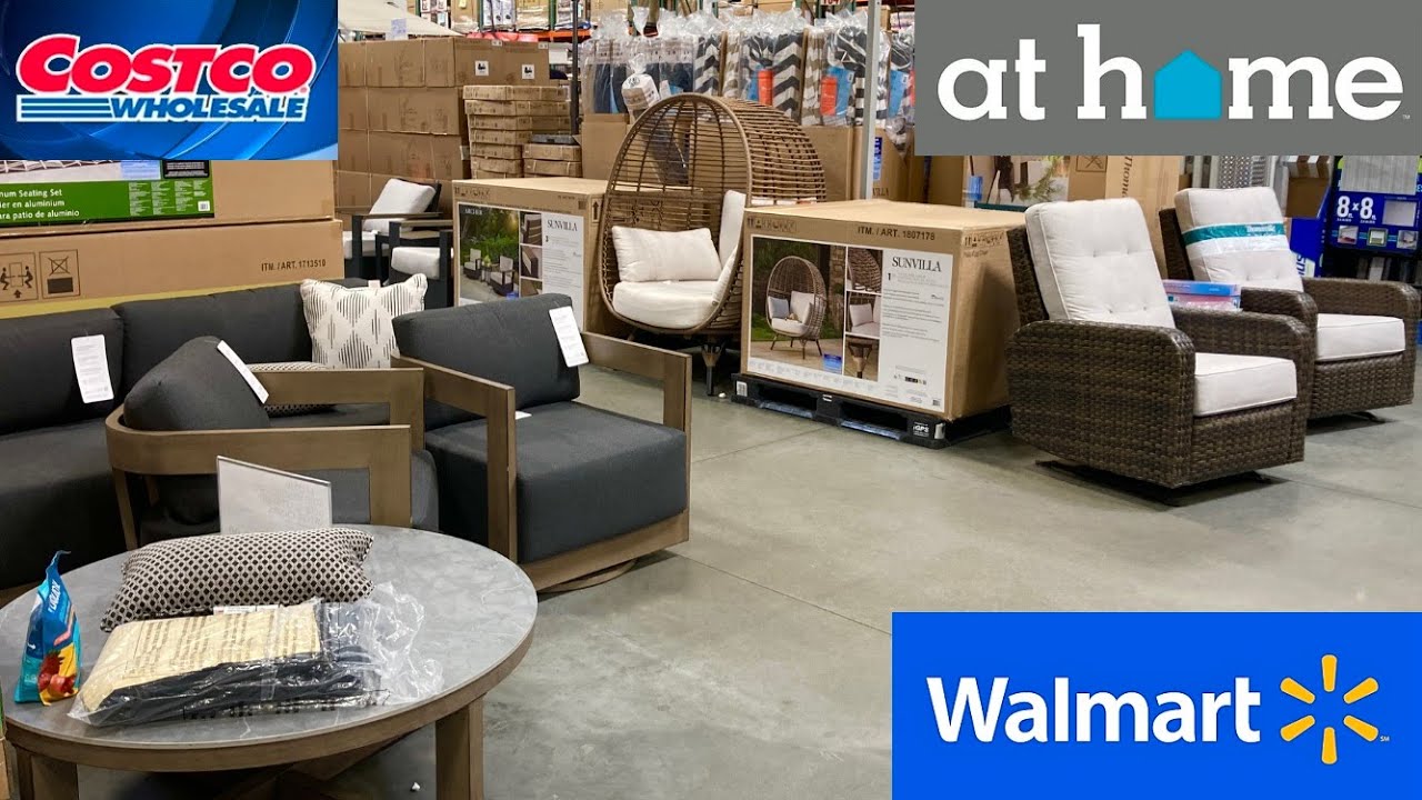 COSTCO WALMART AT HOME FURNITURE SOFAS CHAIRS TABLES DECOR SHOP WITH ME SHOPPING STORE WALK THROUGH