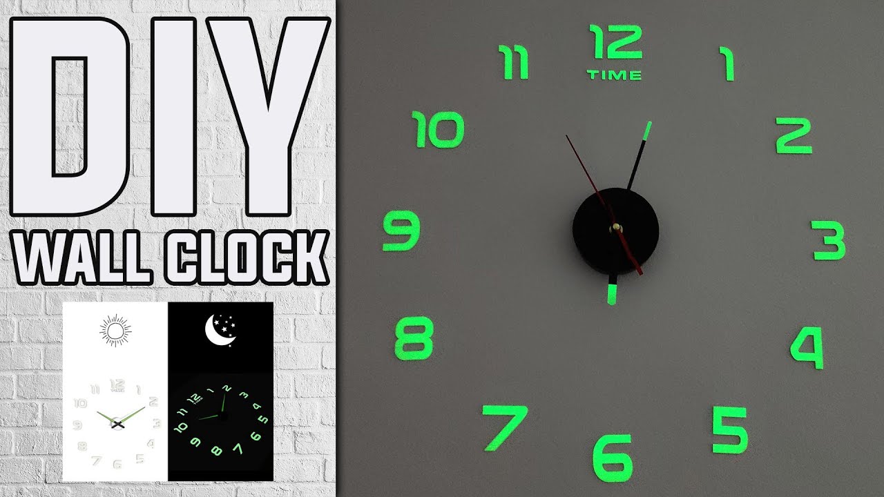 DIY Wall Clock Assembly And Installation | Step By Step