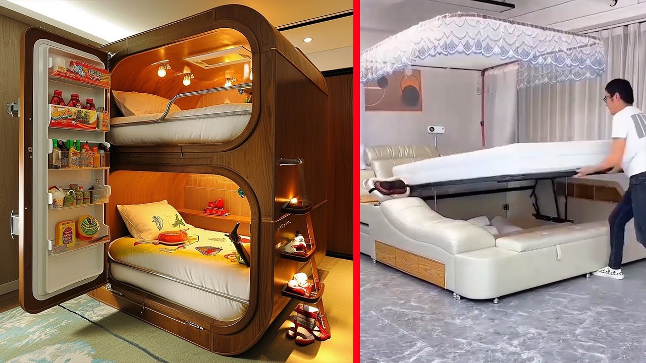 Genius Space Saving Ideas and Secret Storages -Smart Furniture ▶3