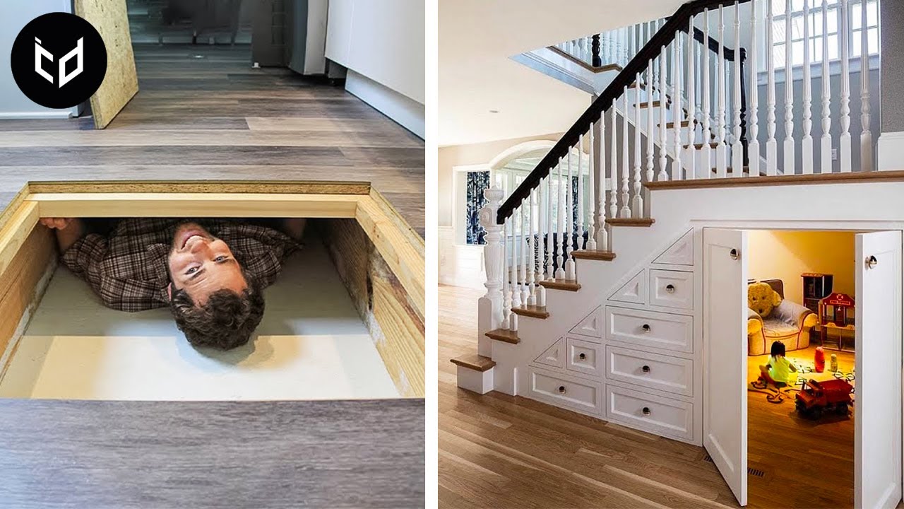 INCREDIBLY INGENIOUS Hidden Rooms and Secret Furniture #7