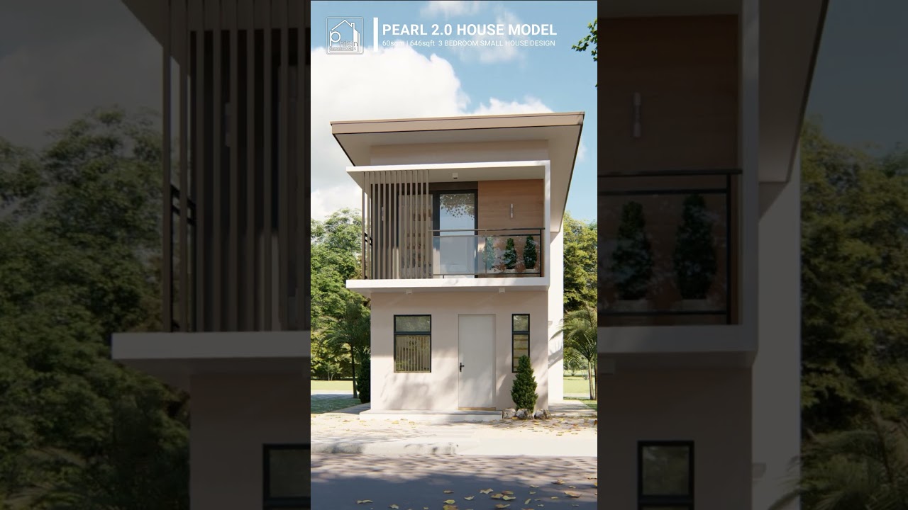 PEARL 2.0 HOUSE MODEL, 3 Bedroom Small House Design #budgethomes #architecture #budgethouseideas
