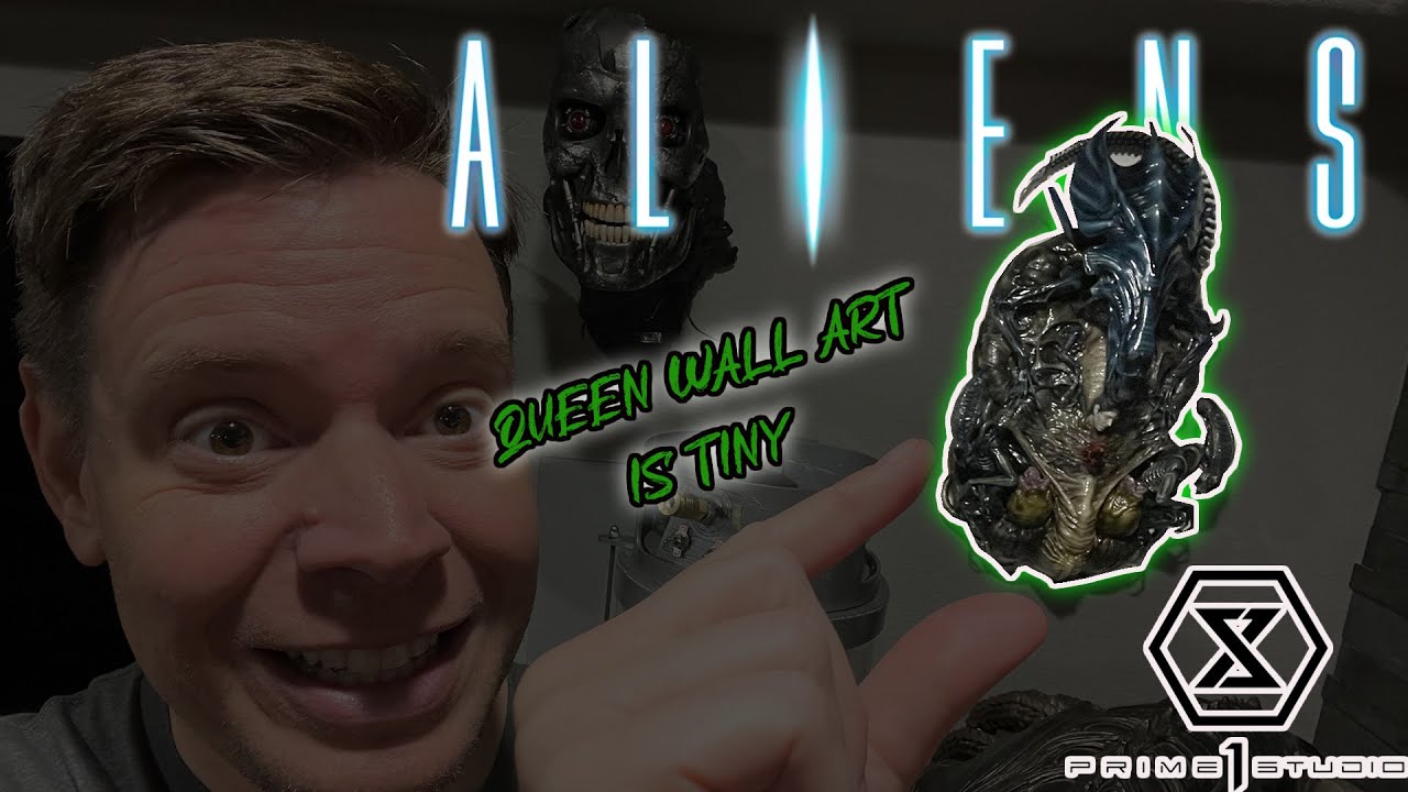 PRIME 1 STUDIOS QUEEN ALIEN WALL ART REVIEW: It's TINY!