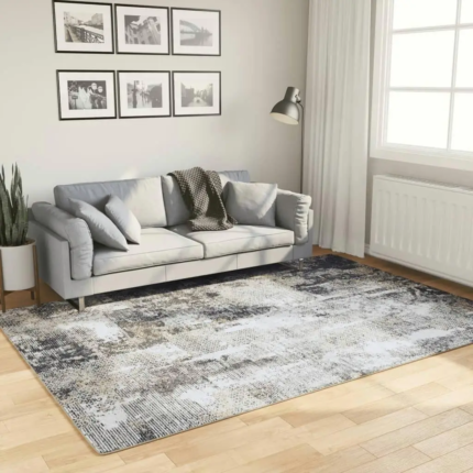 Multicolor Washable Non-Slip Rug 160x230cm for Living Room – Durable & Easy-Clean Floor Decor
