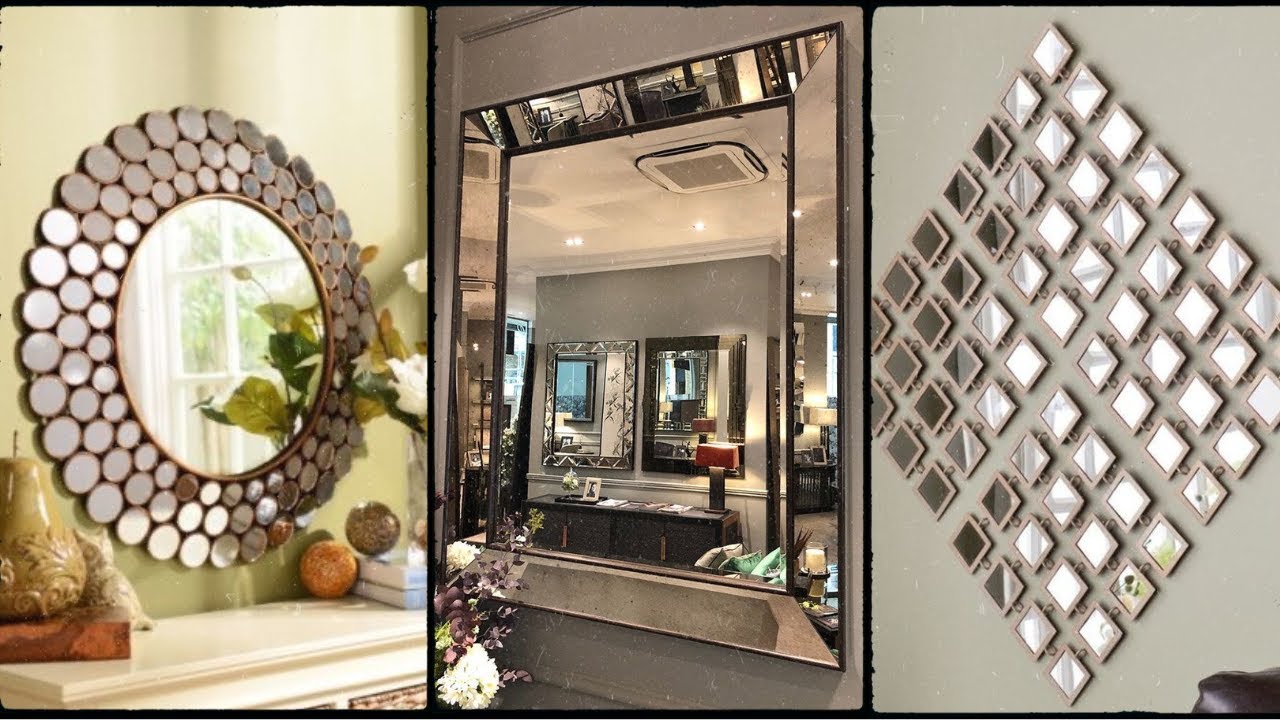 Wall Mirror Decor Ideas, Wall Decoration, DIY Wall Decor, Wall Mirror Design Ideas, Circle Mirror