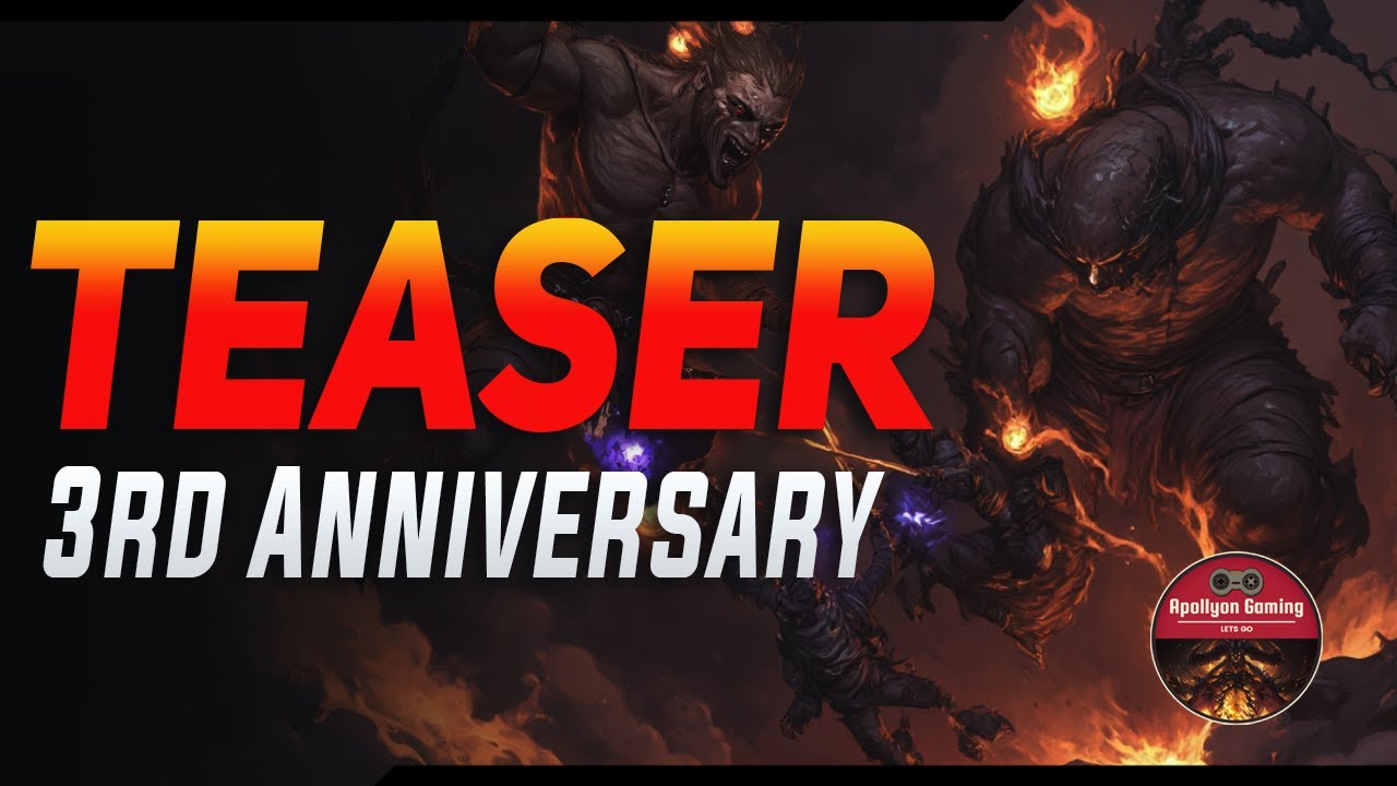 Birthday Teaser 3Rd Anniversary - New Gear - Paragon Tree - Bosses & More!